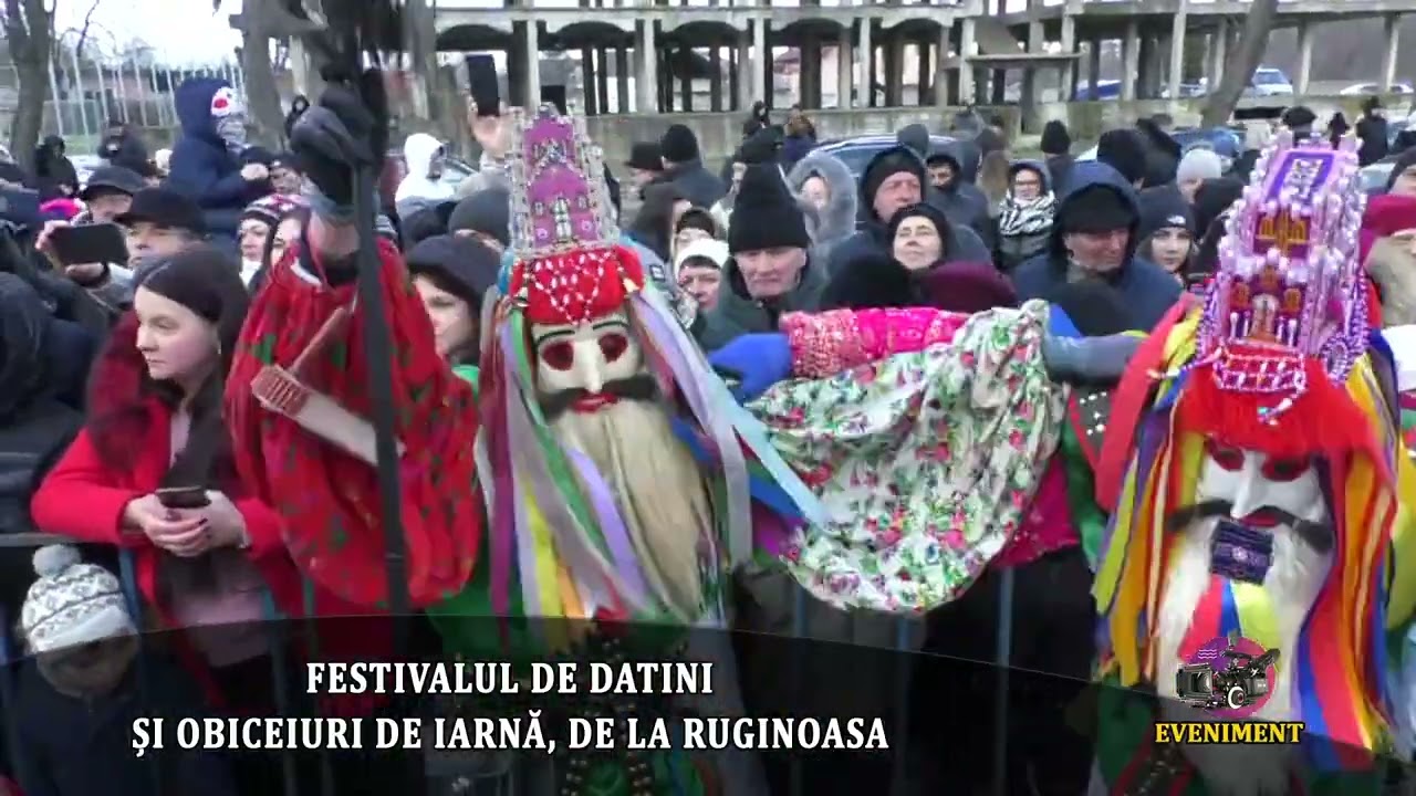 FESTIVALUL DE DATINI ȘI OBICEIURI DE IARNĂ, DE LA RUGINOASA – 31 DECEMBRIE 2025