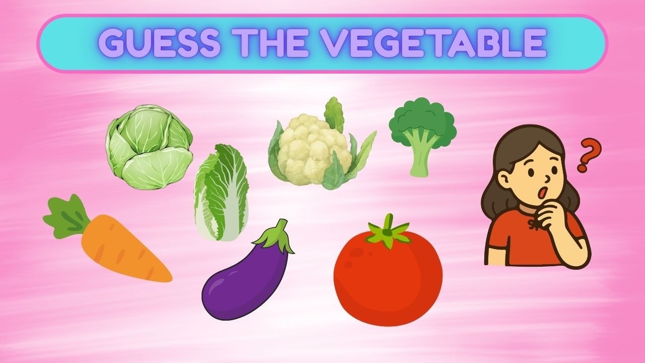 GUESS THE VEGETABLE | Easy, Medium and Hard levels