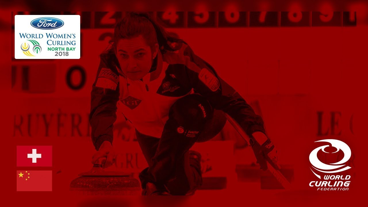 Switzerland v China - Round-robin - Ford World Women's Curling Championships 2018