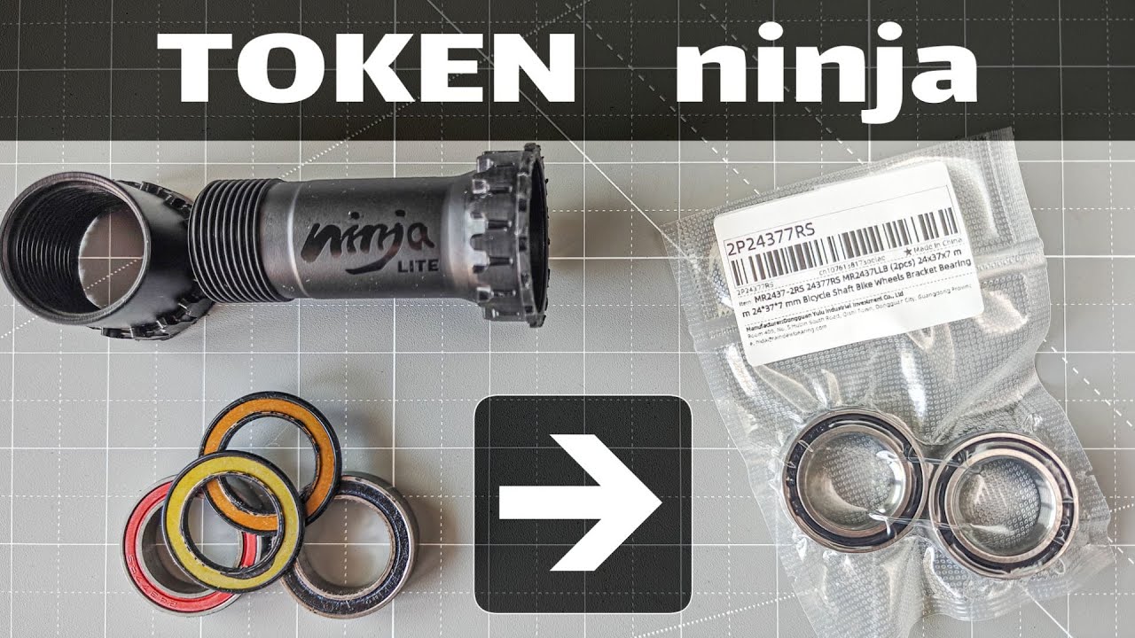 Wymiana łożysk w suporcie Token Ninja