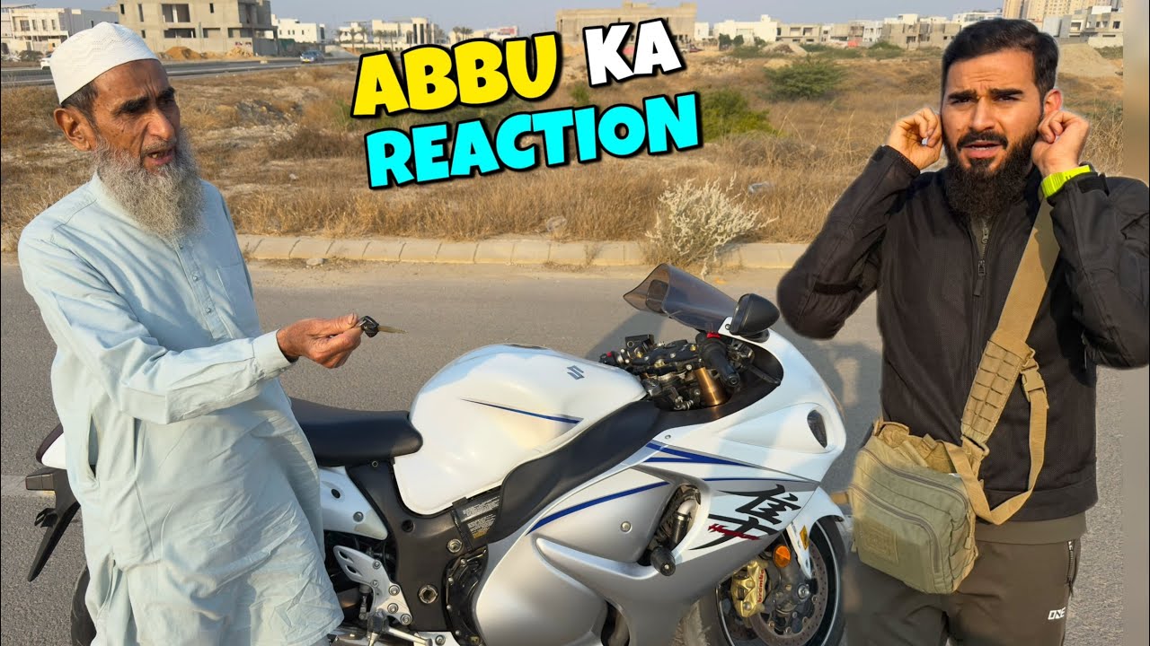 Family reaction on my Hayabusa 😳 Abbu gussa hogae 🥺
