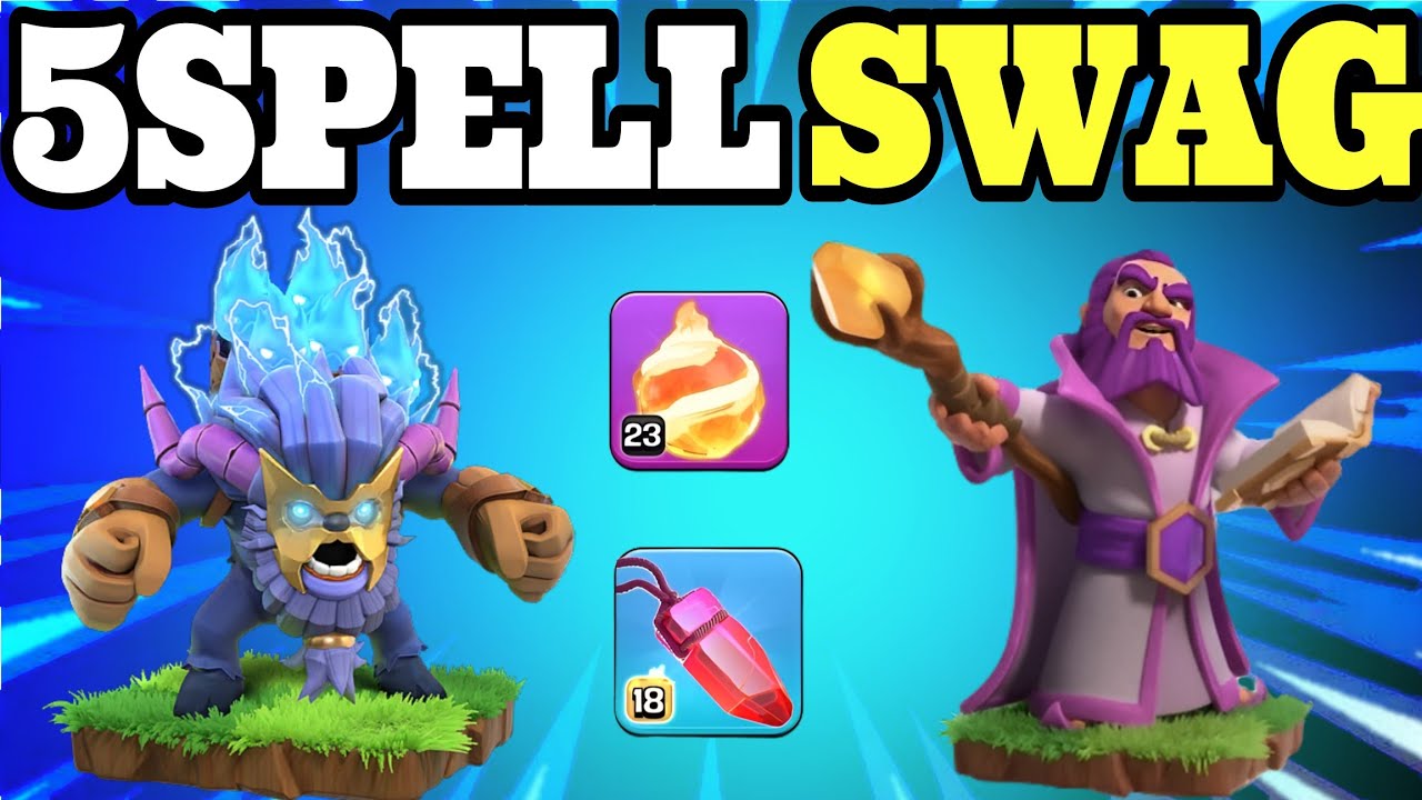 Th17 супер йети со стратегией атаки огненным шаром || Clash of Clans || COC