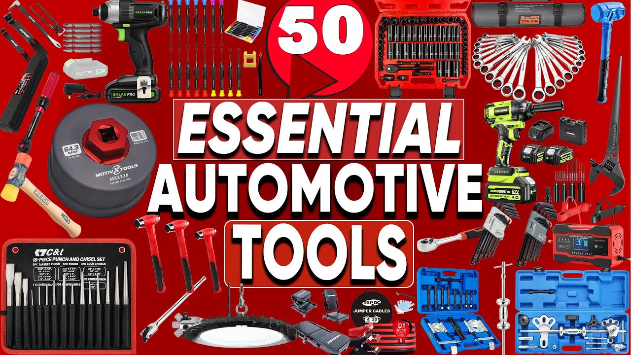 50 Essential Automotive Tools On Amazon For ANY Mechanic or DIY Car Repair!