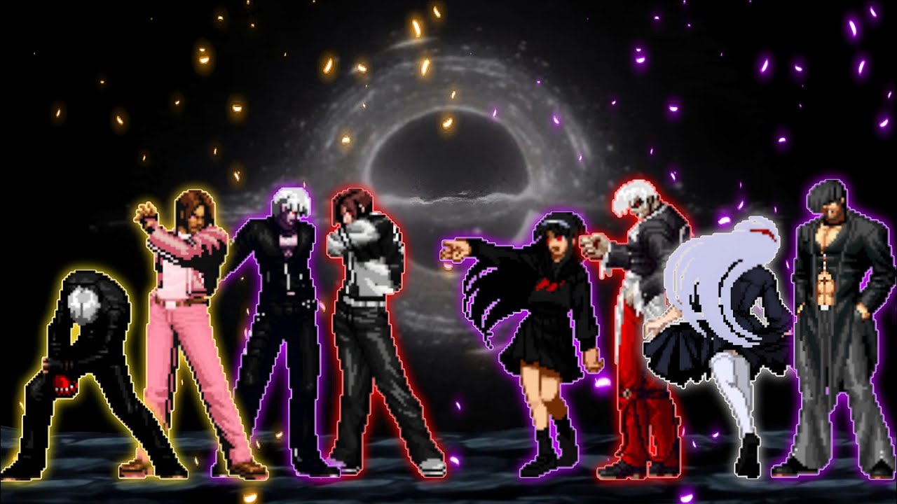 [KOF Mugen] Kyo-K Team VS. Iori-Akiha Team (Friendly Match)