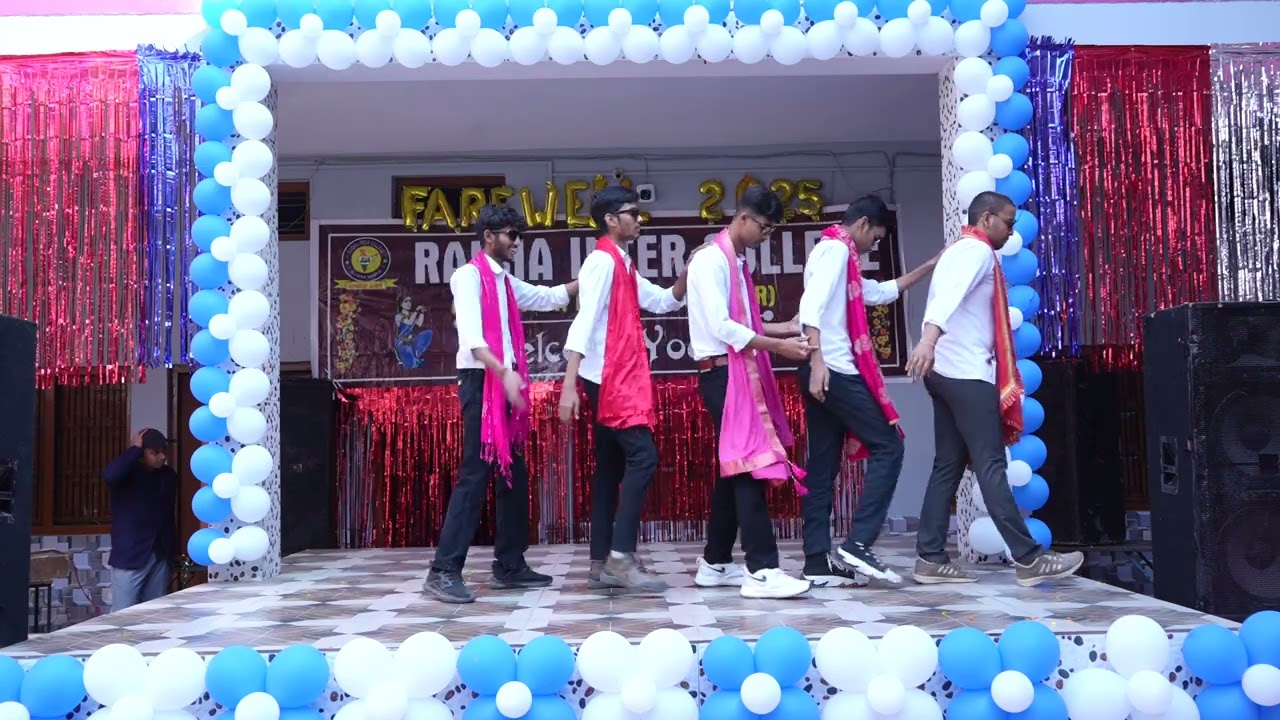 Farewell Party 2025 Radha Inter College Allhaipur Dhampur