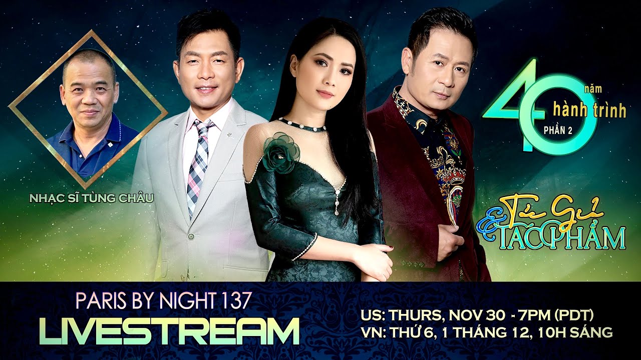 Livestream giới thiệu PBN137 với NS Tùng Châu, Bằng Kiều, Trần Thái Hòa & Hoàng Nhung - Nov 30, 2023