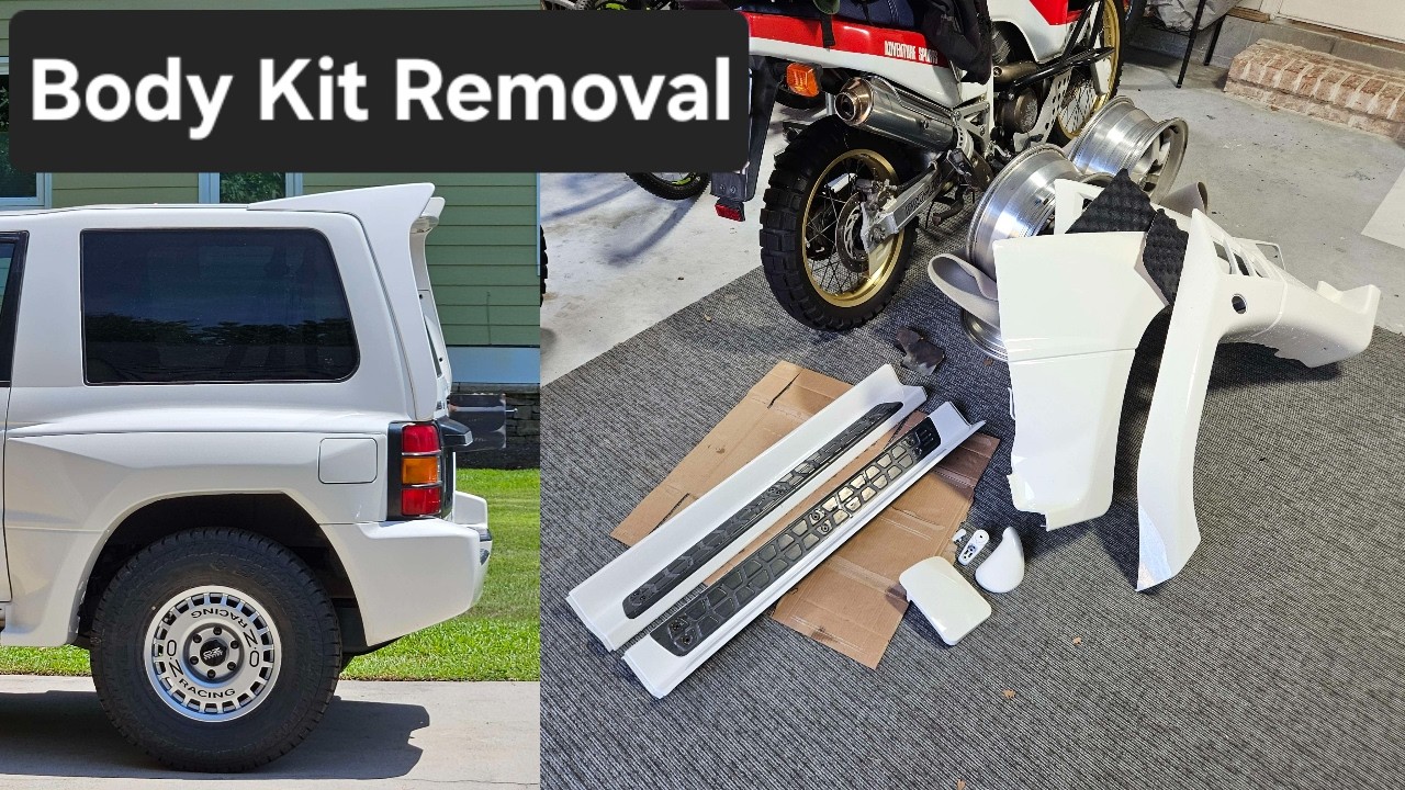 Pajero Evolution Body Kit Removal Walk-through