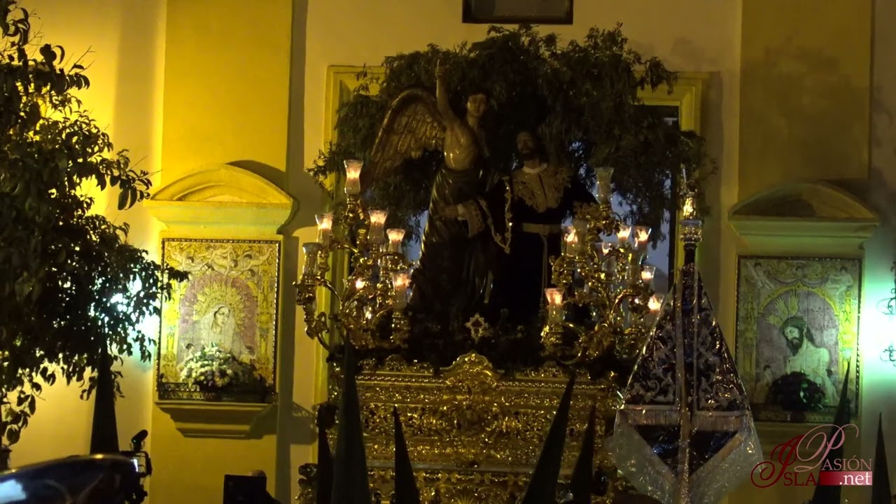 Recogida paso de misterio Hermandad del Huerto | Semana Santa 2022 | 4K | San Fernando