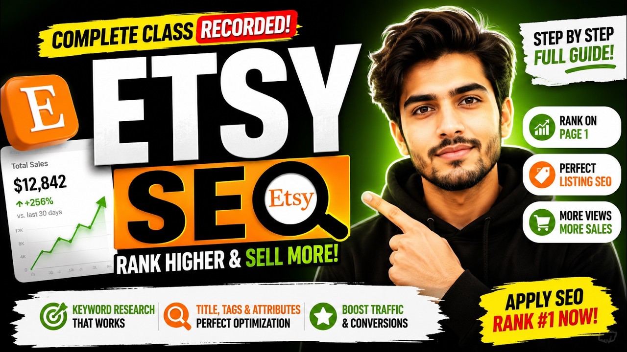 Etsy SEO Masterclass: Title Tags And Keywords Explained From Beginner To Advanced
