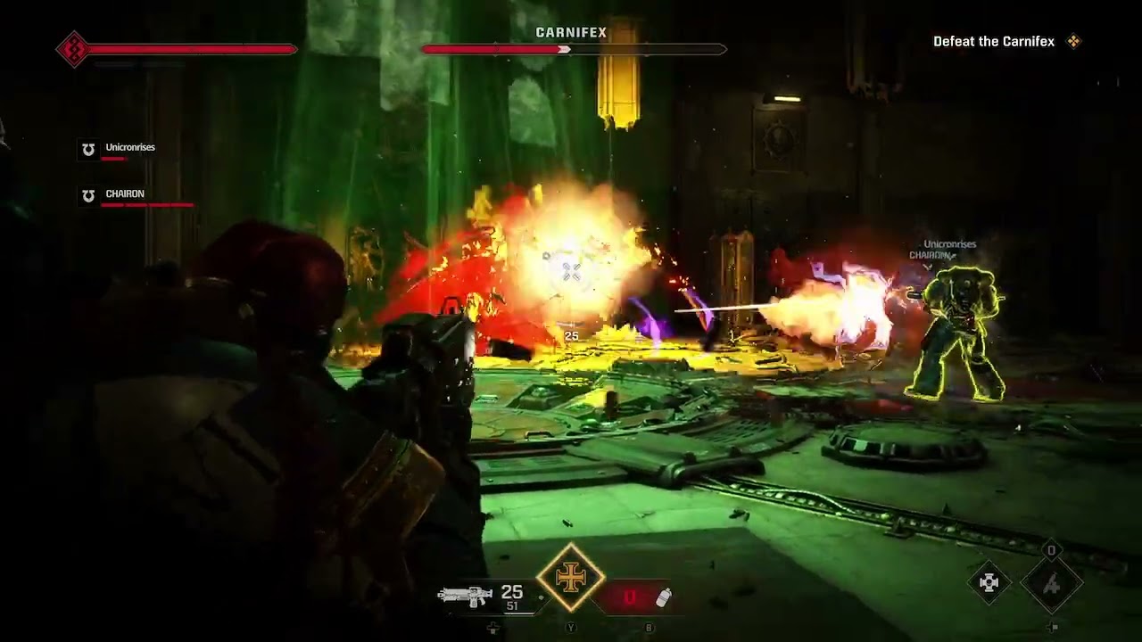 〔CARNIFEX BOSS FIGHT〕| Warhammer 40000: Space Marine 2 ft @jaxongamer1246 