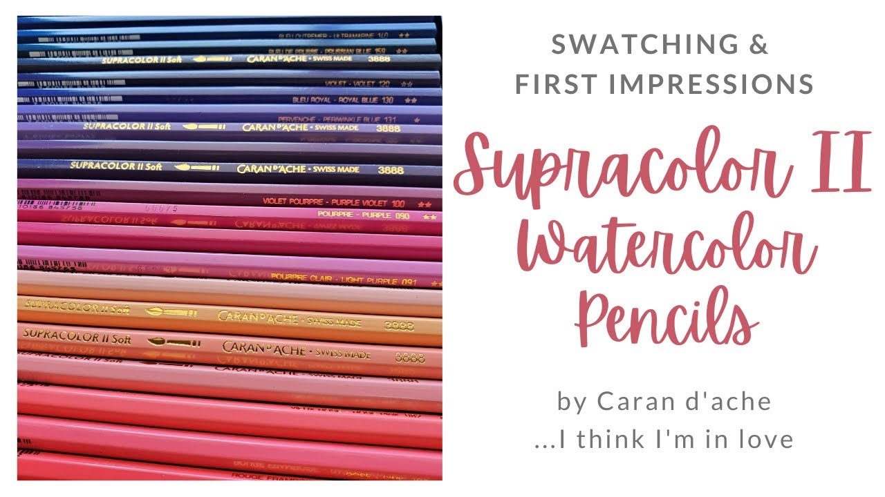 Supracolor II Watercolor Pencils | Sharing My First Impressions