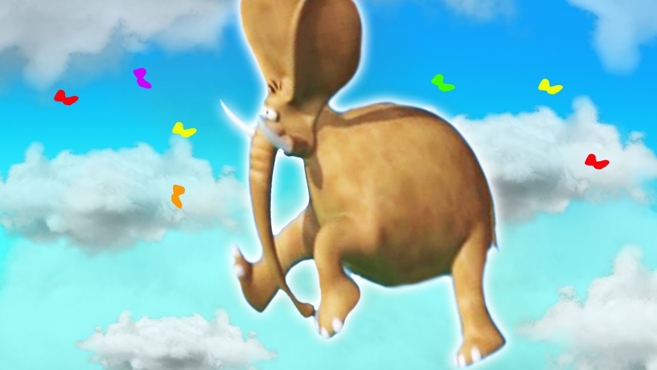 Flying Elephant | Funny Jungle Cartoon For Kids | Gazoon Official