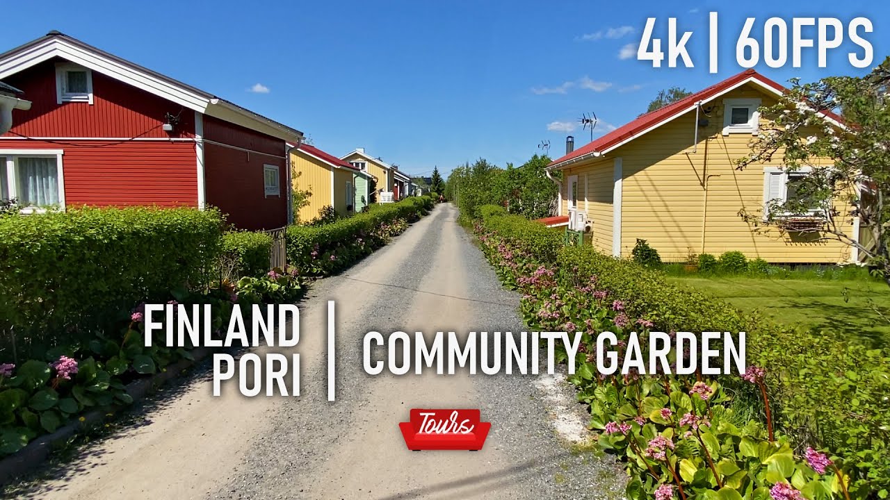 Community Garden | Finland, Pori | Walking Tour | Couch Tours
