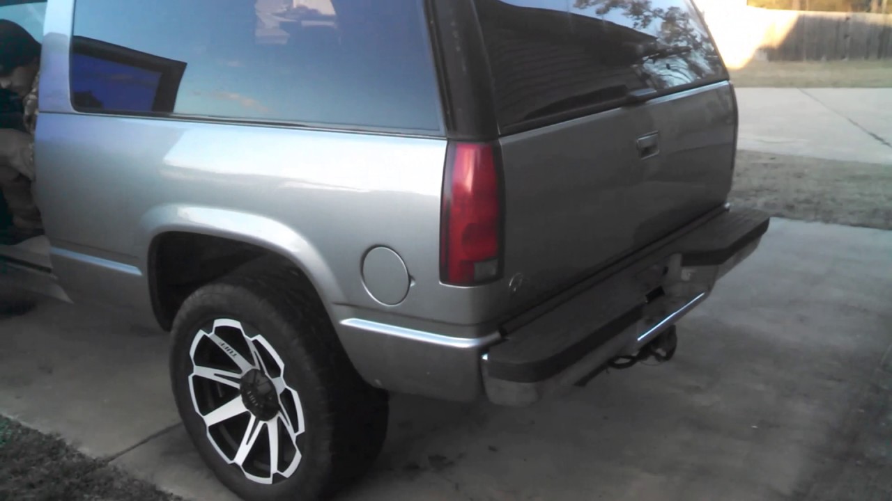 95 silver Tahoe