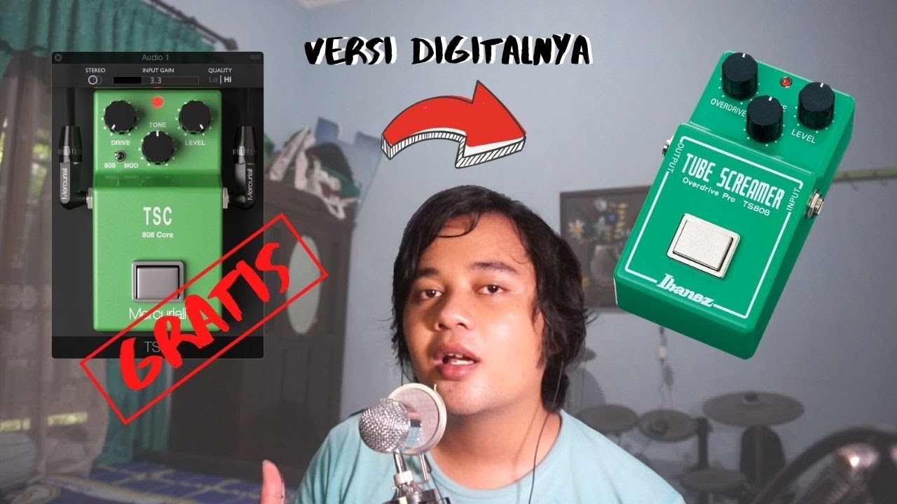 MERCURIALL TSC | PLUGINS GRATIS PEDAL GITAR EFEK OVERDRIVE IBANEZ TS-808!!?? | GuitarTalks #53