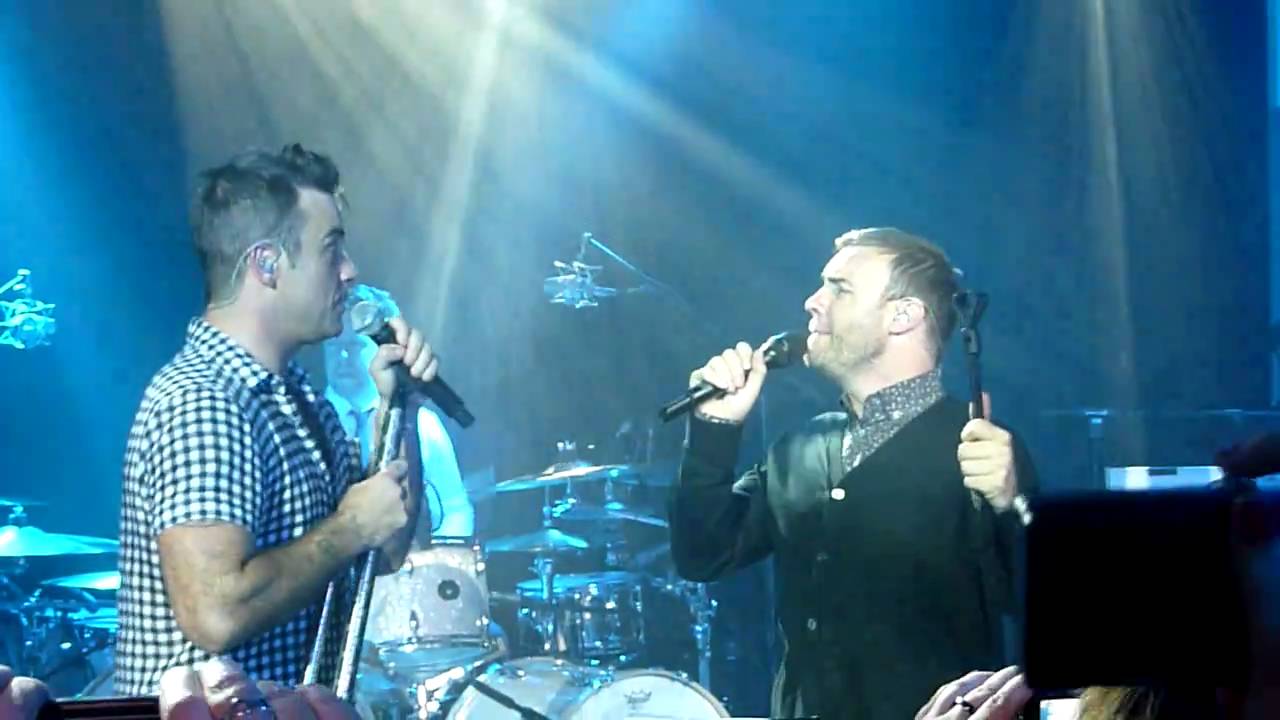 Robbie Williams & Gary Barlow - Shame @ Supper Club London Secret Gig 13-10-2010