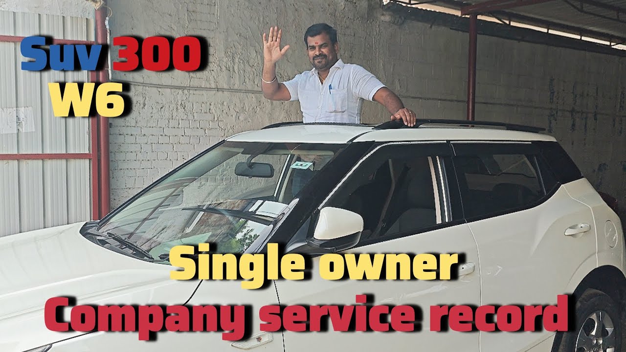 2022 Mahindra xuv 300 w6 with sunroof, single owner 