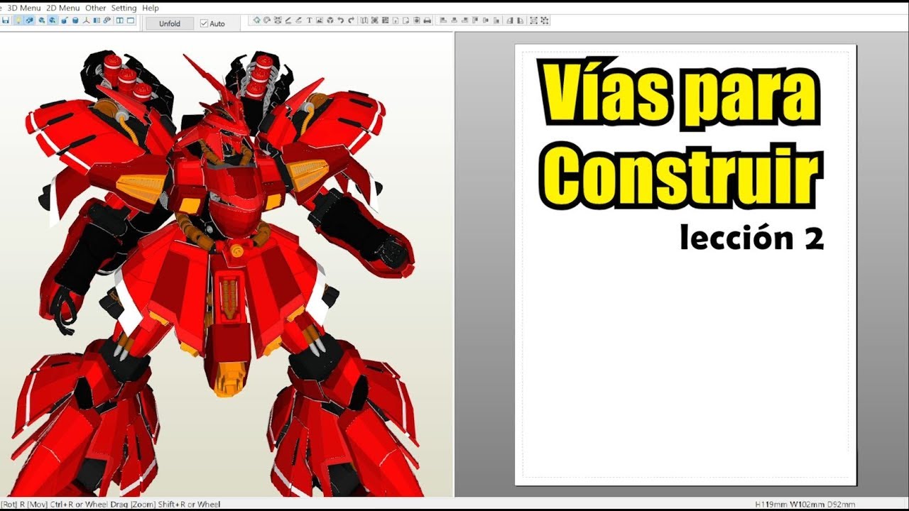 02 - Vias o maneras para armar un Papercraft o Cosplay