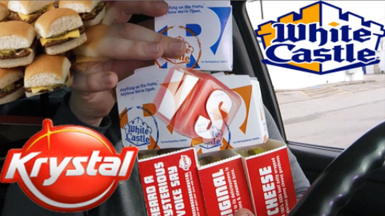 White Castle vs Krystal ⭐⚡️SLIDER SHOWDOWN⚡️⭐ Food Battle Review!!!