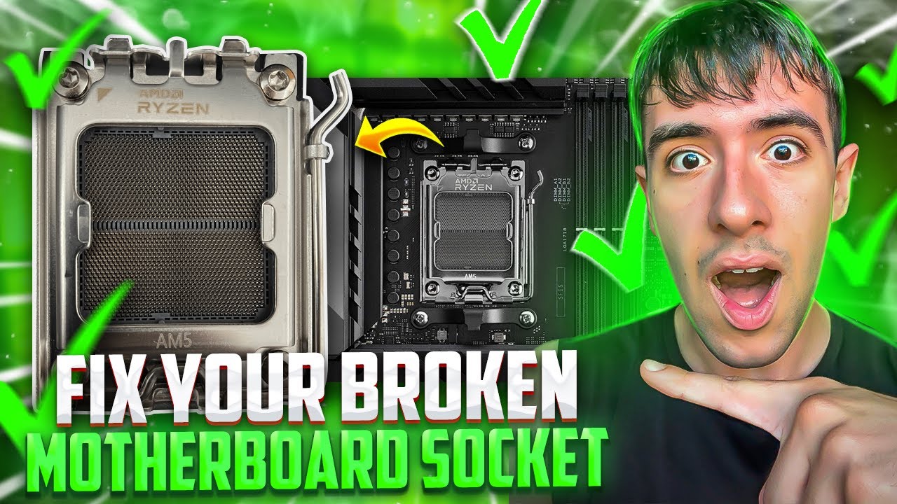 Fix Bent CPU Socket Pins (AM5 & Intel) &mdash; No Microscope Needed