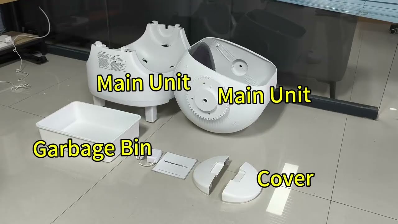 From setup to app connection—see how oursmart litter box is installed and controlled in minutes