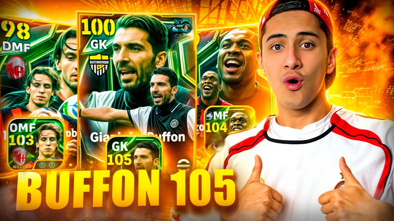 🇮🇹100 COINSGA BUFFON 🫣🔥 Efootball 2025 Mobile Uzbek Tilida