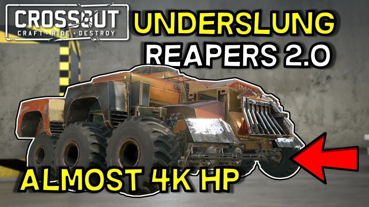 Crossout -- Underslung Reapers 2.0 -- 4k HP Version