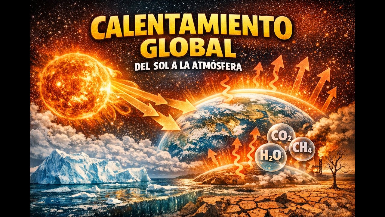 Calentamiento global y su relación con el sol y las ondas electromagnéticas.