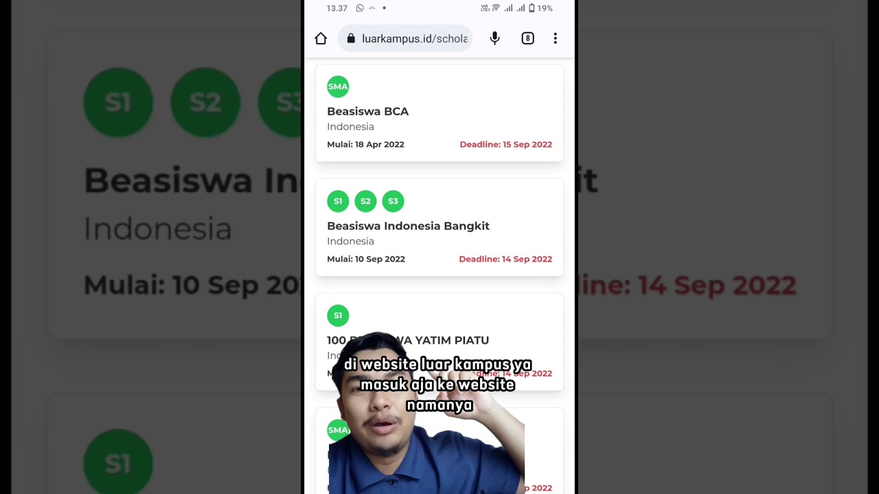 Cara Mudah Nyari Info Beasiswa