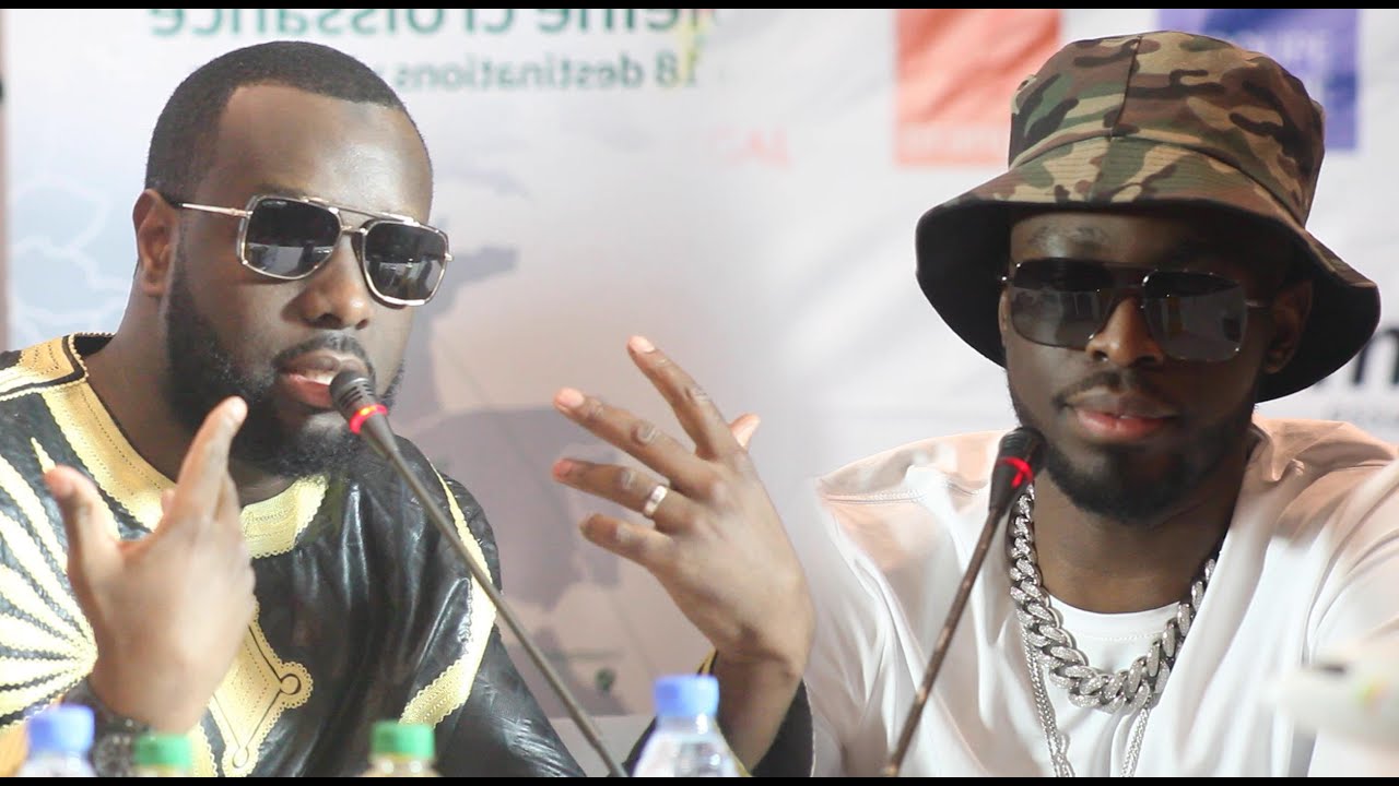 suivez Intégralité de la  conférence de presse de Maître Gims et son frère Dadju à Dakar