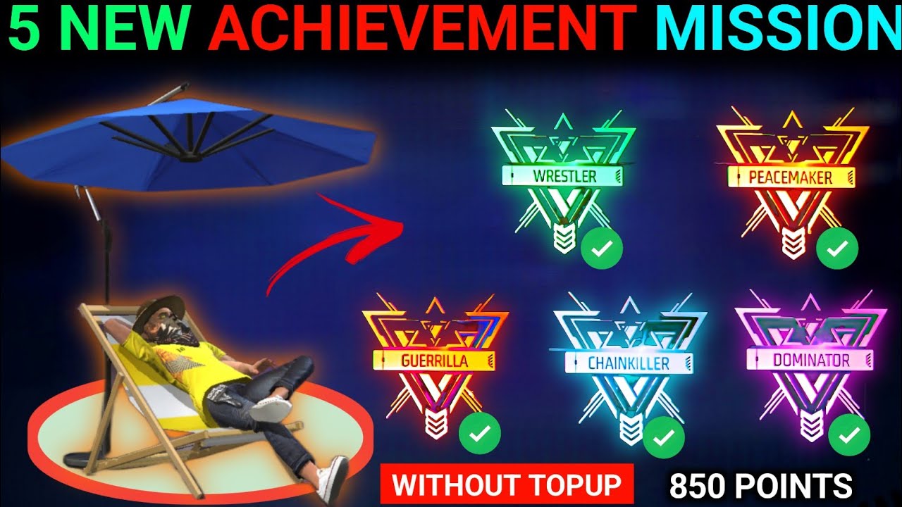 How To Complete All Achievement Mission | Free Emote Kaise Milega | Takedown Pro Achievement Mission