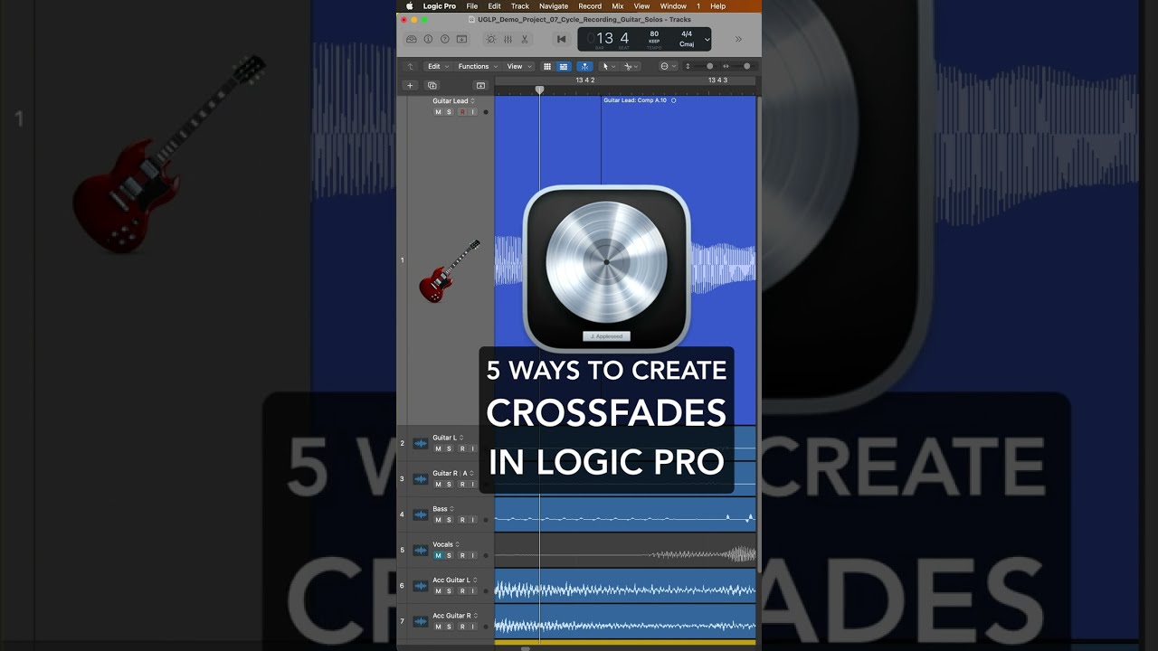 Logic Pro — 5 способов создания кроссфейдов