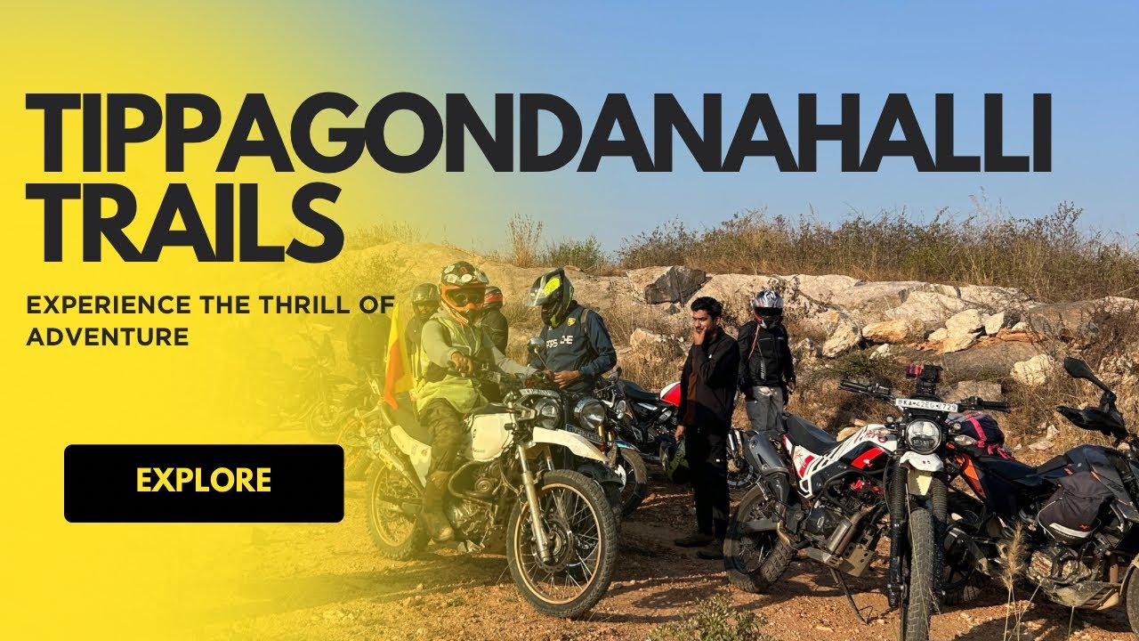 Tippagondanahalli Dam trails🔥| Experience the thrill of Adventure 😂| TS Biking Community 