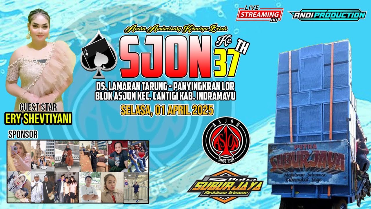 LIVE NGARAK SIANG SINGA DNGDUT PUTRA SUBUR JAYA ANNI ASJON KE-37TH LAMRAN TARUNG - PANYINGKIRAN LOR