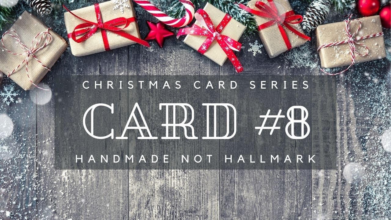 🎄Christmas Card Series | Card #8 | 🦌 Reindeer Die Cuts | Slimline Card