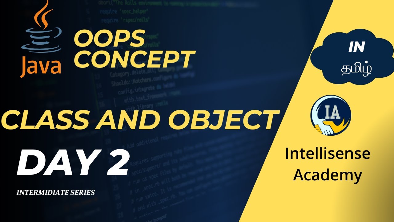 Understanding Class and Object in Java in tamil