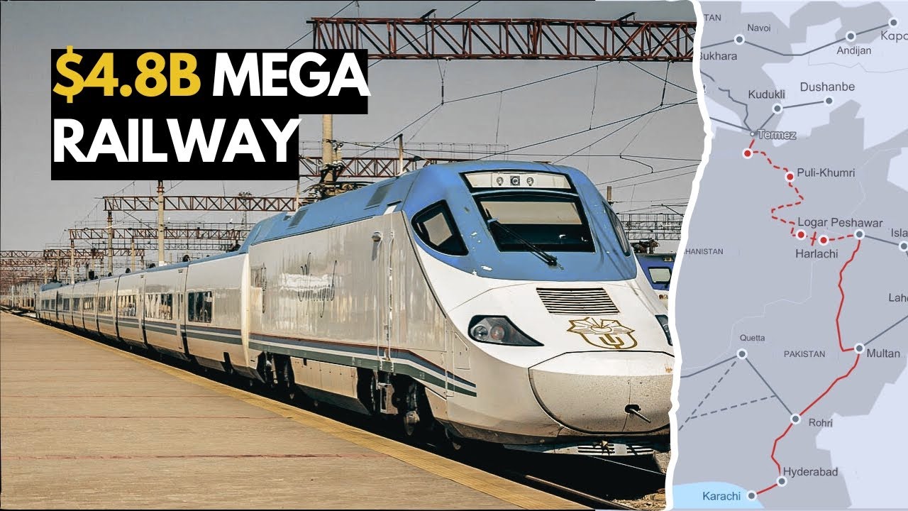 The $4.8B Trans-Afghan Railway Connecting Central Asia to the Sea
