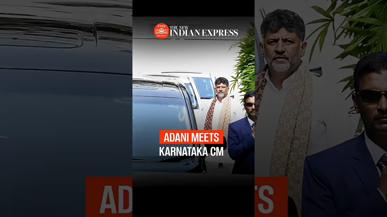 Gautam Adani Meets Karnataka CM DK Shivakumar At His Residence