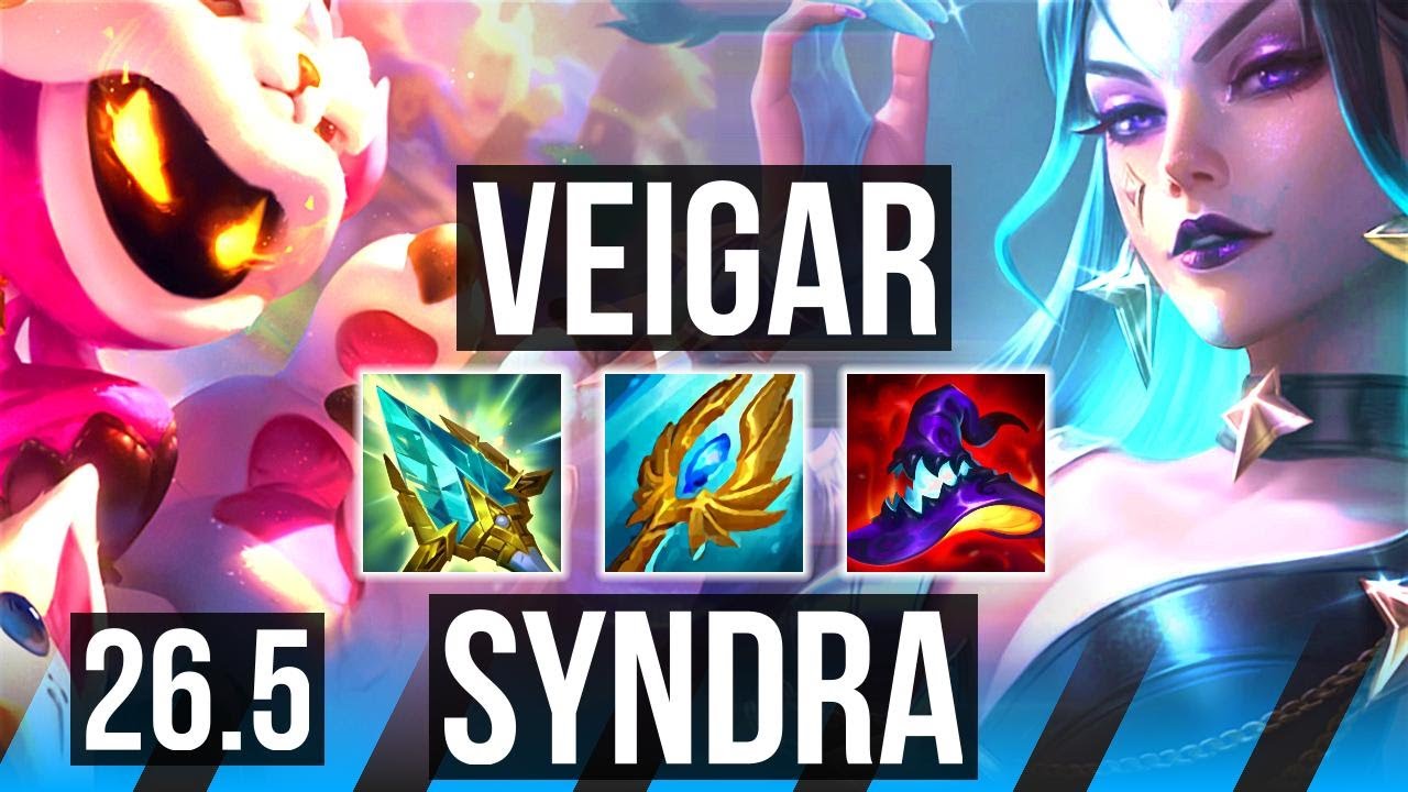 VEIGAR vs SYNDRA (MID) | Good KDA: 13/2/8 | EUW Master | 26.5