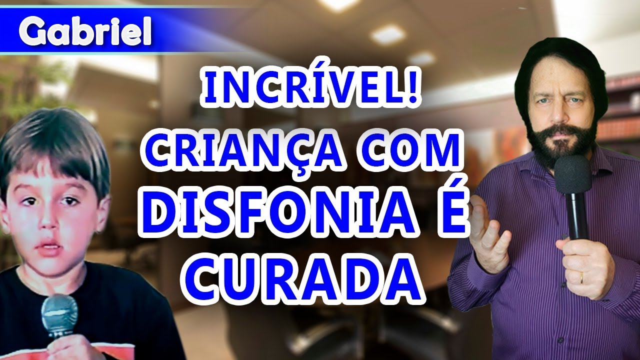 Cura da voz fina em criança que sofria bullying paciente Gabriel