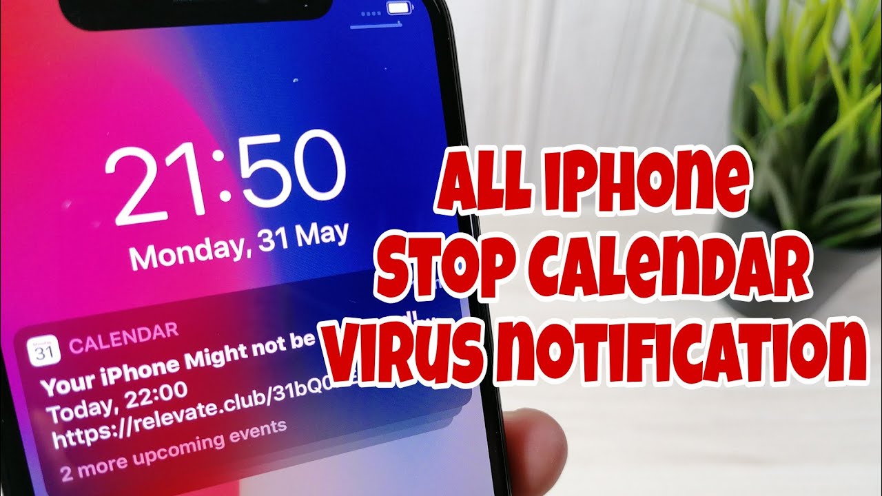 All iPhone stop virus notification.