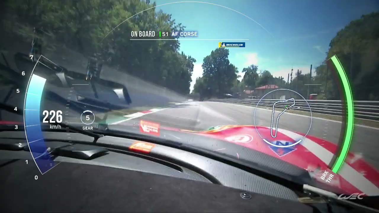 ONBOARD LAP | Ferrari F488 GTE EVO #51 | 2022 6 Hours of Monza | WEC