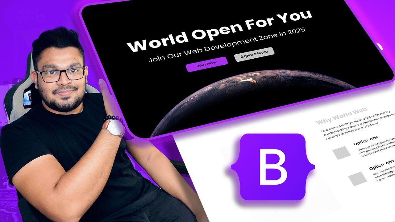 Landing Page  එක මුල ඉදන් හදමු  -  02  💪  Complete BootstrapProject