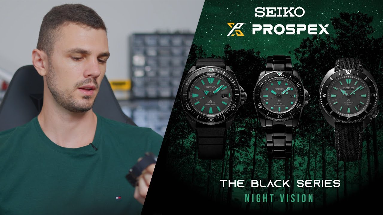 Seiko Prospex BLACK SERIES Night Vision, un (presque) sans faute !