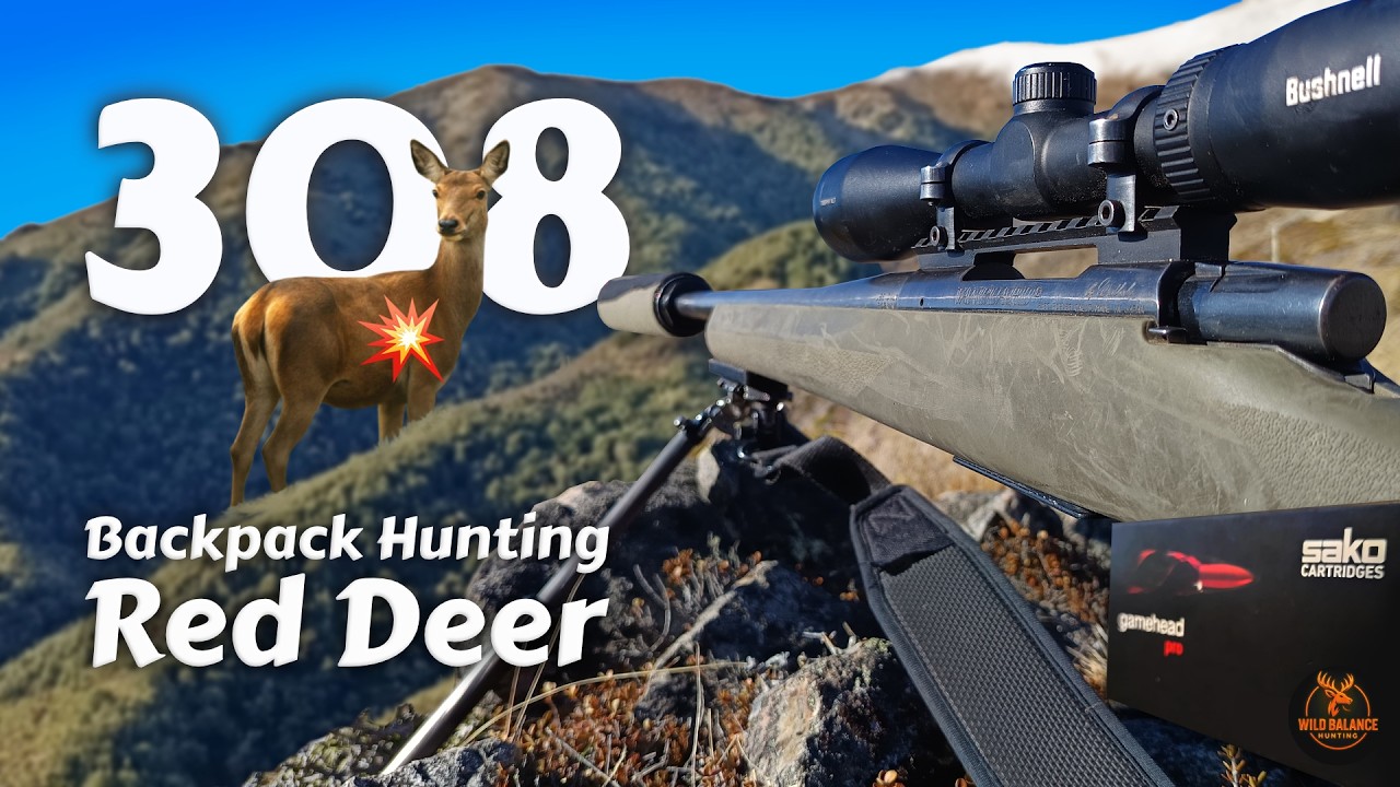 .308 on Red Deer | Scenic NZ Backpack Hunt with Weatherby Vanguard & Sako Gamehead Pro Ammo