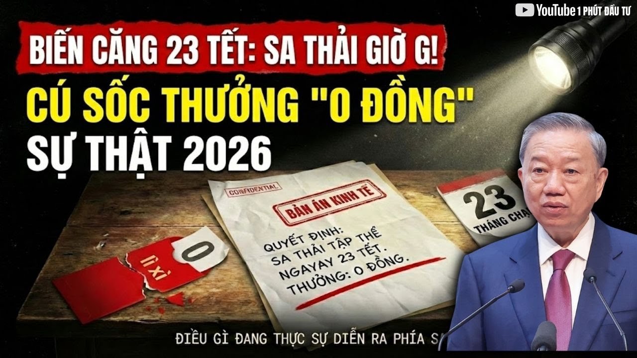 🔴 BIẾN CĂNG 23 TẾT: CÚ SỐC THƯỞNG 