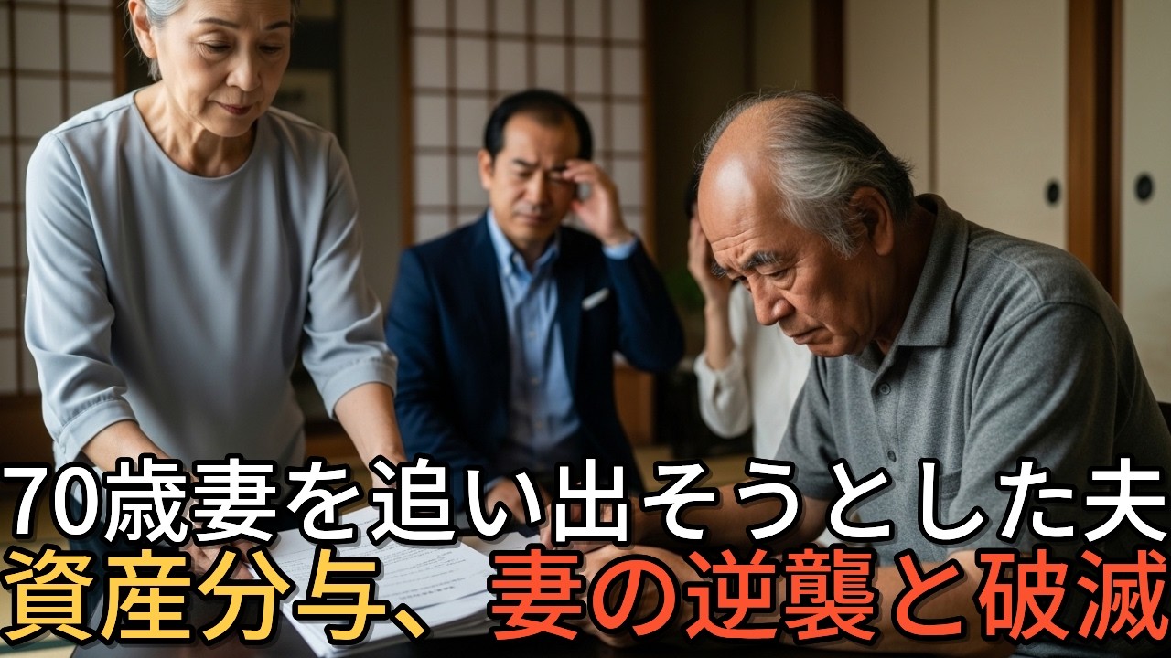 70歳妻を追い出そうとした夫、5000万円の誤算