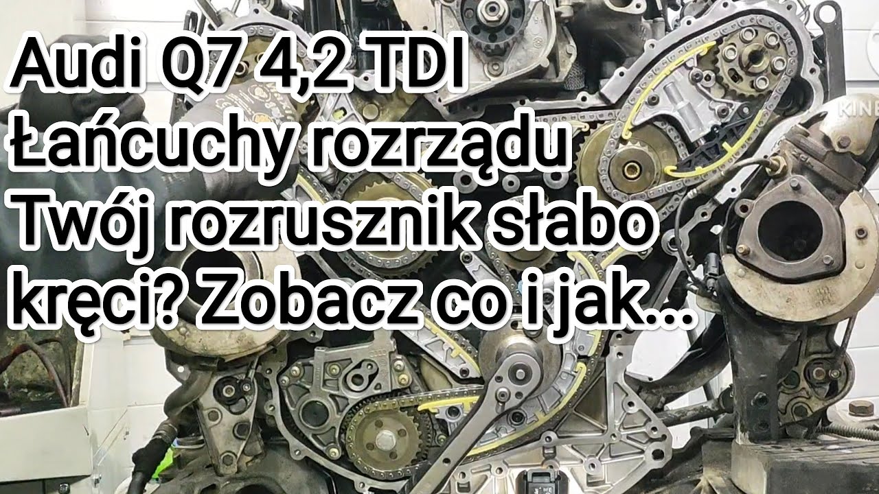 Audi Q7 4,2 TDI rozrząd serwis BTR