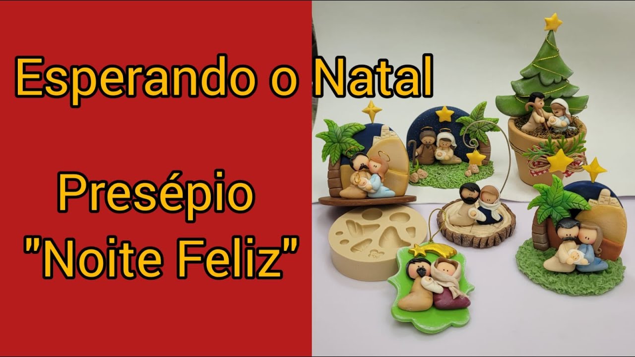 Presépio Noite Feliz - Demonstração dos moldes 1102, 1103 e 1104 da coleção de Natal 2022