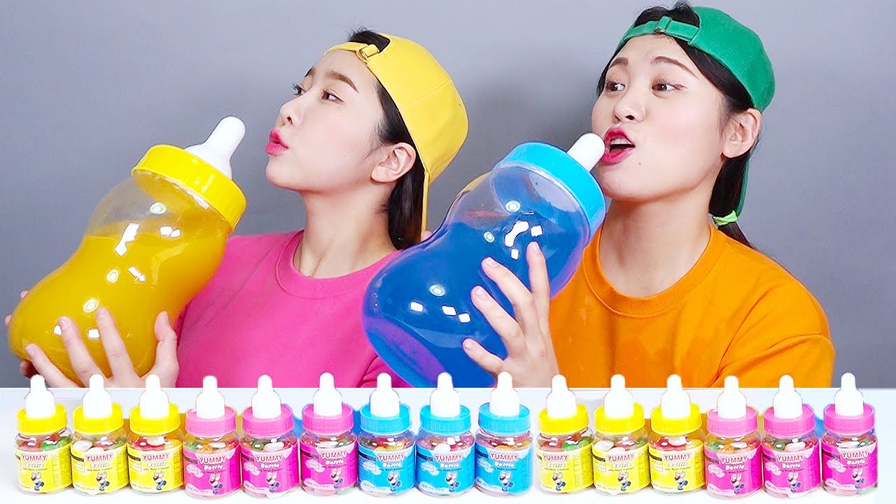 Botol Permen Jeli Mukbang DONA Indonesia